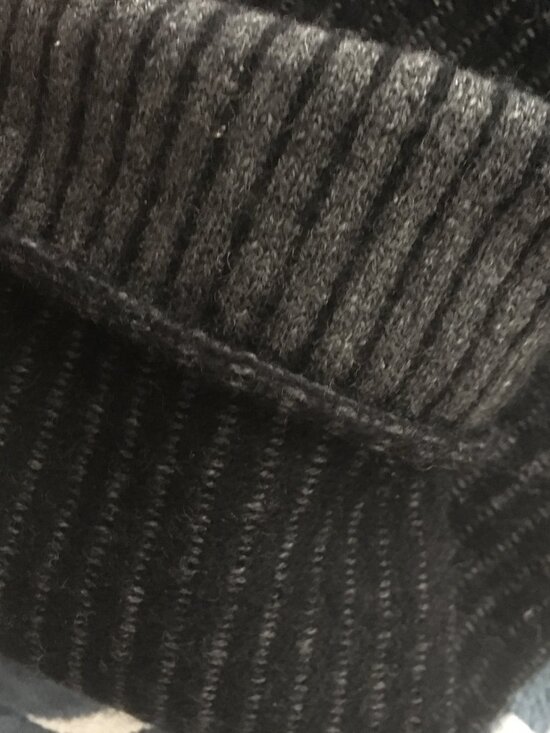 ATM wool and cashmere sweater (gray stripe, size XS) - Picture 9 of 12